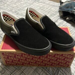 COPY - Vans Black Slip-On Sneakers with Canvas Upper